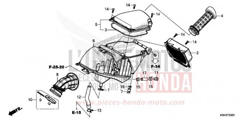 AIR CLEANER CBF300NAJ de 2018